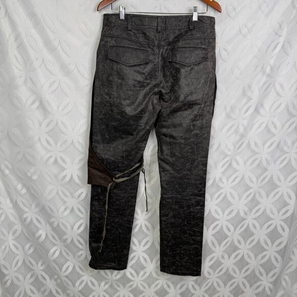 Punk rave Punk Post-Apocalyptic Steampunk Outlaw Mens Pants Size S - Picture 6 of 8